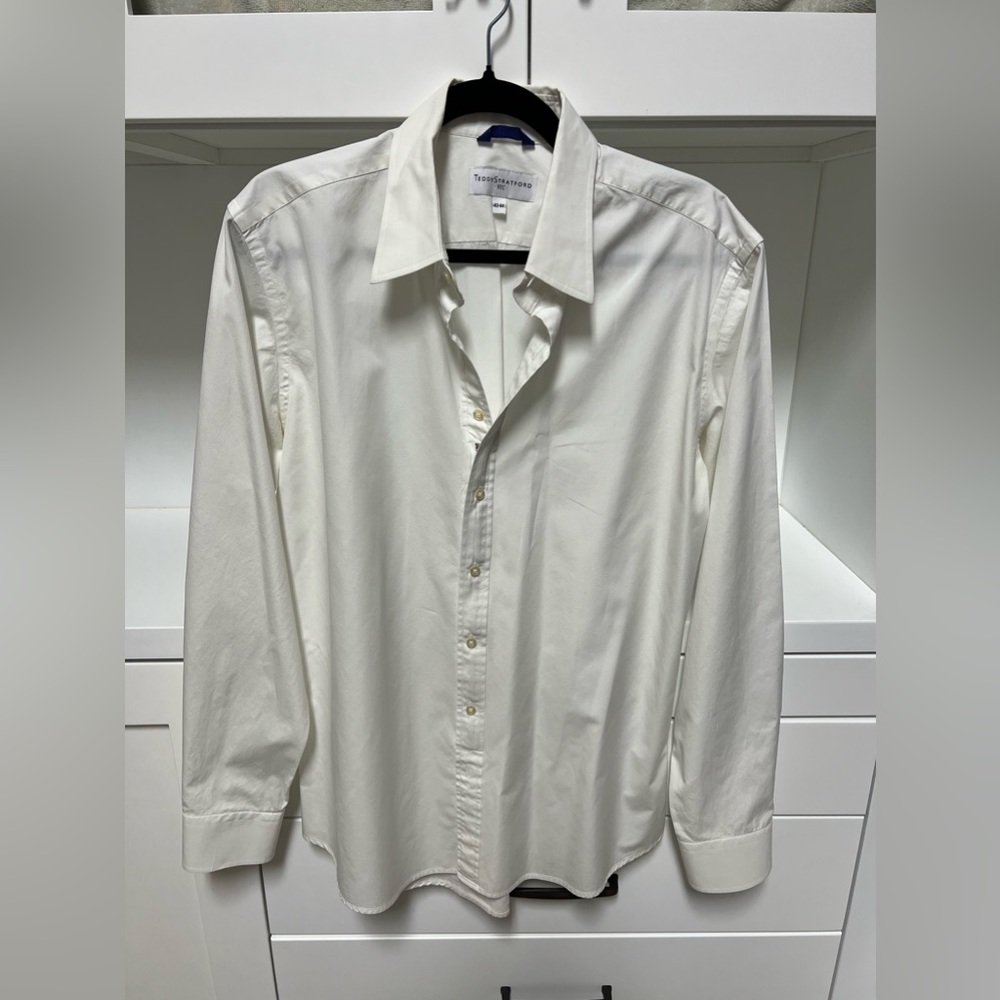 Teddy Stratford Premium Handmade Zipfit dress shirt.